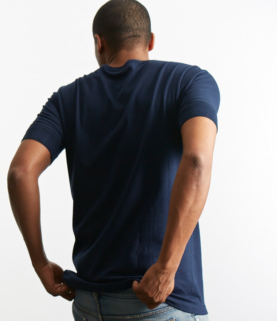 Loopwheeled Henley Short Sleeve | Merz b. Schwanen